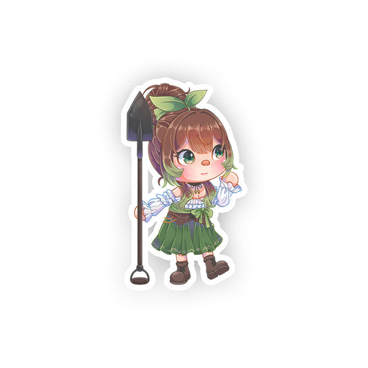 WhinyPotato Shovel Sticker