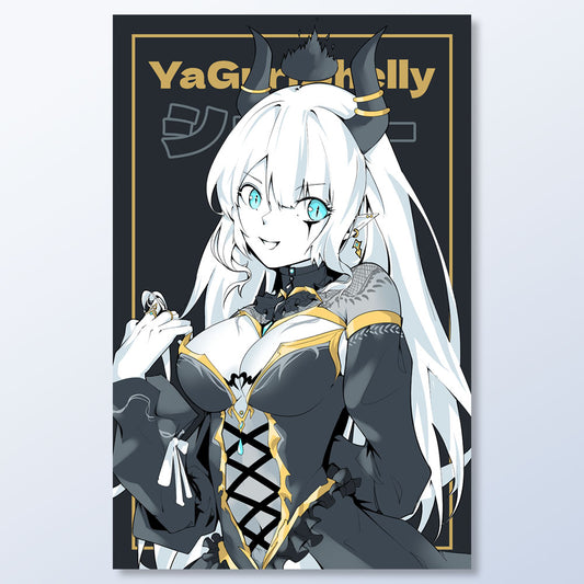YaGurlShelly Dark Horn Anime Poster