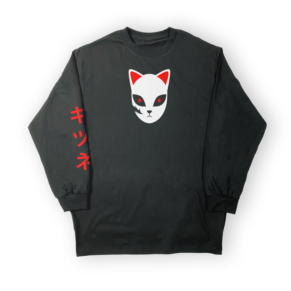 Kitsune Mask Long Sleeve Tee